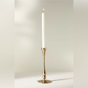 Anthropologie Gold Candle Holders